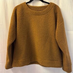 J. Crew Brown Crewneck Sweater Cozy Textured Design